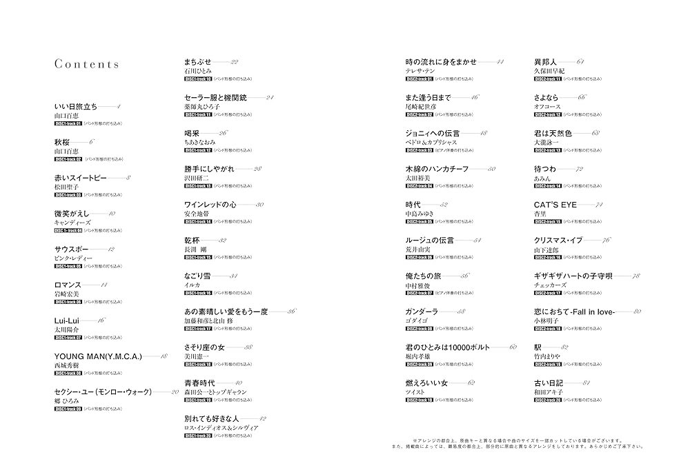 日本の名曲20選 : 大人が吹きたいアルト・サックス名曲集 大人が吹きたいアルト・サックス名曲集 日本の名曲20選(カラオケ